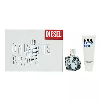 Buy Diesel Only The Brave Eau De Toilette 50ml Gift Set For Him • 27.50£
