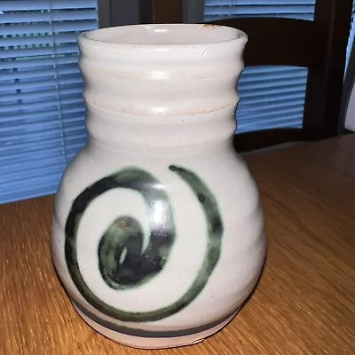 Buy Vintage Scottish Studio Pottery Stoneware Vase Signed Moffat Pottery  • 9.99£
