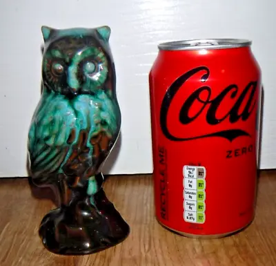Buy Vintage Blue Mountain Pottery Figurine ~ Owl ~ Green Glaze ~ Excellent • 9.99£