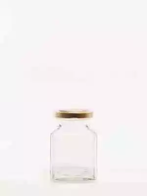 Buy 200ml Square Glass Jam Jar & Lids.     ****      Choose Quantity & Lid Type • 45.59£