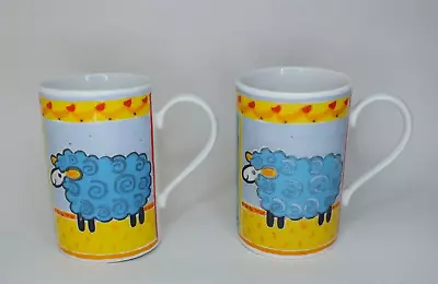 Buy X 2 Dunoon Farmyard Mugs Cups Scottish Sheep • 16.99£