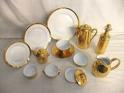 Buy C4 Porcelain Royal Worcester - Gold Lustre - Vintage Oven-to-table Ware - 3A4B • 10.94£