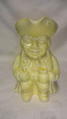 Buy Antique Ceramic Toby Jug  OWD BILL  By Thomas Cone Ltd 1892-1912 Yellow Glaze • 15£