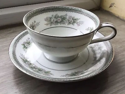 Buy Noritake Vintage China Tea Cup & Saucer Bristol Design (5504) VGC • 6£