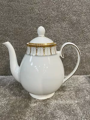 Buy Vintage Fine Bone China Teapot Royal Doulton Sovereign Pattern 2003 • 22.99£