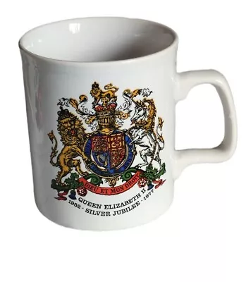 Buy Queen Elizabeth II Silver Jubilee Vintage Royal Commemorative China Mug  • 6.30£