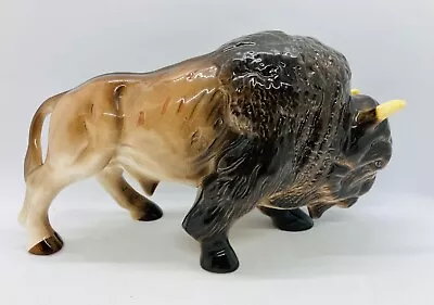 Buy Vintage Melba Ware Buffalo Figurine In Excellent Condition • 29.99£