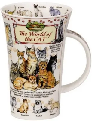 Buy Dunoon Cat Cup World Of The Cat Glencoe Jumboo Mug 0.5L • 25.58£