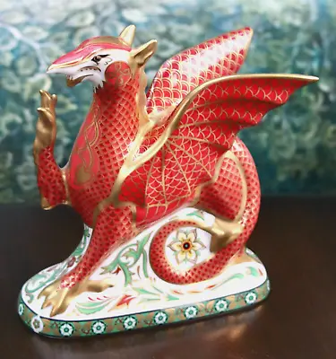 Buy Royal Crown Derby Welsh Dragon Ltd.Ed. 562/950 Boxed, Certificate, Gold Stopper • 440£