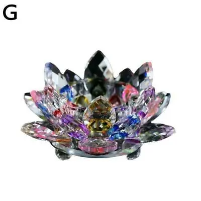 Buy Crystal Flower Ornament Large Crystal Craft Home Decor 1 Pcs • 6.14£