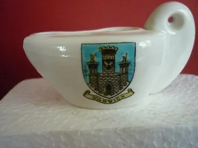 Buy Vintage Rare GOSS Crested Bone China. Ancient Lamp. WARWICK Coat Of Arms • 2.75£