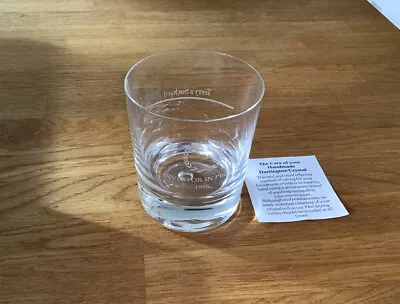 Buy Dartington “Old Fashioned  Dimple Whiskey Presentation Glass 1996 -Unused • 8£