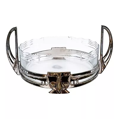 Buy Jugendstil Art Nouveau WMF Silver Plated And Glass Centrepiece Bowl / Planter • 160£