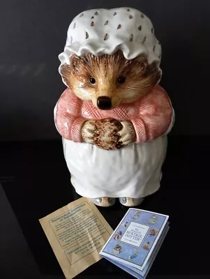 Buy Vintage Enesco Beatrix Potter Mrs Tiggy Winkle Ceramic Cookie Jar • 10£