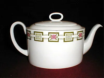 Buy Susie Cooper Wedgwood Bone China #C2074 ATHENA Teapot W Lid  (big) • 61.67£