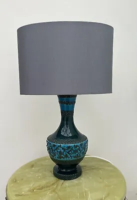 Buy Vintage Italian Bitossi Rimini Blue Table Lamp Base • 179£