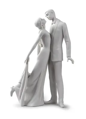 Buy Lladro Happy Anniversary Couple Matte White Figurine #9582 Brand Nib Love F/sh • 376.05£