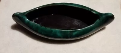 Buy Canadian Blue Mountain Pottery Canoe - London Canada  - Ceramic Drip Glaze Dish • 20£