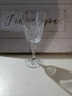 Buy Galway Irish Crystal Golf Design Wine Glass In Original Box • 24£
