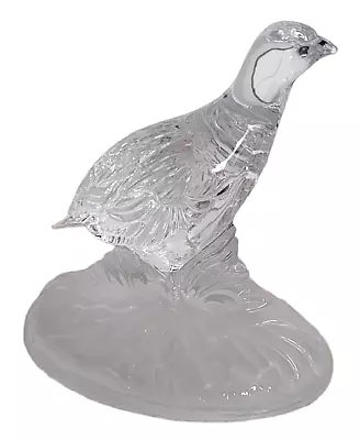 Buy Partridge Bird Lead Crystal Glass Ornament Cristal D'Arques - Home Birthday Gift • 19.95£