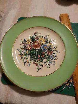 Buy BEAUTIFUL Royal Worcester Crown Ware 24cm Flower Bowl Plate Hand Painted Reg Des • 5£