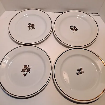 Buy 4  Antique Alfred Meakin Ironstone China Tea Leaf Pattern 8   Salad Side Plates • 48.02£