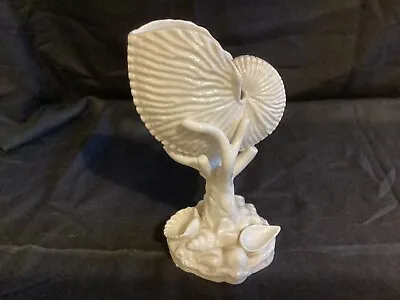 Buy Antique Vintage Royal Worcester Bone China White Glazed Nautilus Shell Vase • 55£