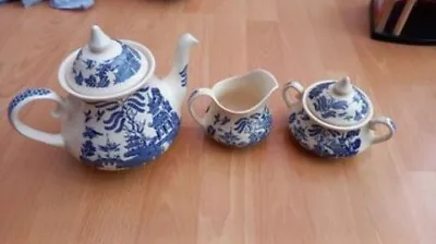 Buy Old Willow Made By English Ironstone Tableware Tea Set • 35£