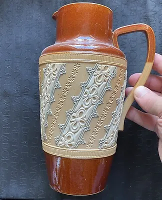 Buy Royal Doulton Lambeth Pottery Tall Stoneware Jug 19th Century. Makers Mark . • 25£