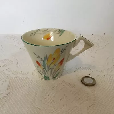 Buy Art Deco Alfred Meakin Marigold Crocus Pattern Tea Cup Princess Shape In VGC • 9.99£