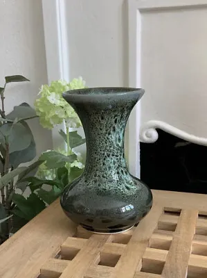 Buy Vintage Pottery Green Honeycomb Glaze Bud Floral Vase 6.5  X 6” Pair Available • 9.99£