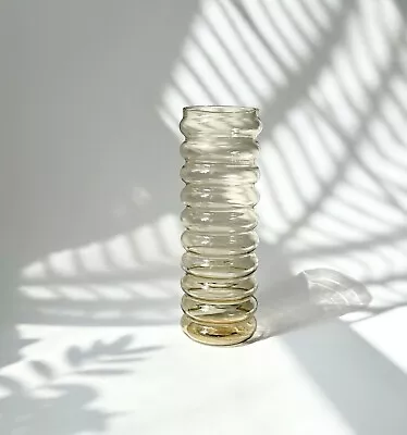 Buy Vintage Holmegaard Primula Ribbed Smoke Glass Apothecary Jar • 85.35£