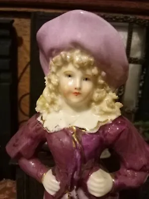 Buy Porcelain Figurine German Antique Doll House Livingroom Miniature Girl Snowbaby • 39.94£