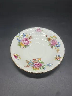 Buy Vintage H&M Saucer Sutherland Floral Bone China England • 6.29£