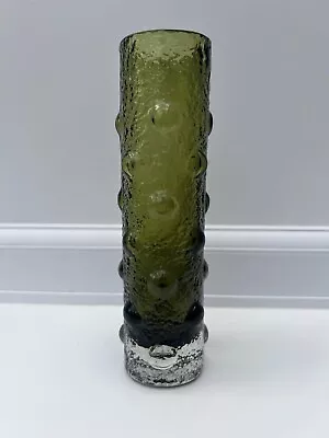Buy Vintage 1960s 70s Riihimaki Finnish Tamara Aladin No 1462 18cm Sage Green Glass • 30£