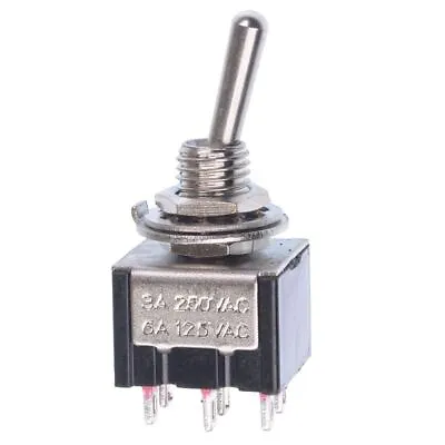 Buy On-On Miniature Mini Toggle Switch DPDT • 2.69£