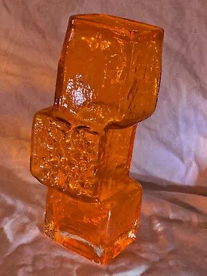 Buy Mid Century Whitefriars Glass Drunken Bricklayer Vase By Geoffrey Baxter 8.5  • 384.72£