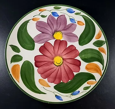Buy Royal Victoria Wade Pottery Plate Hand Painted England Kitchen Floral Design  • 4.72£