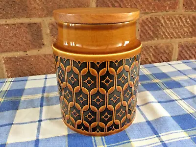 Buy Hornsea Heirloom Brown Medium Plain Storage Jar • 14£