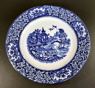 Buy Olde Alton Ware 'Willow Pattern' Dinner Plate, Blue And White England • 6.72£