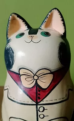 Buy Joan De Bethel Rye Pottery  Cat - 11cm • 24.99£