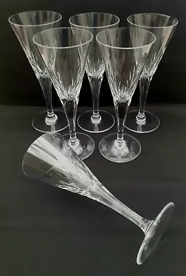Buy 6 Crystal Glass Wine Glasses In Good Condition  • 15.99£