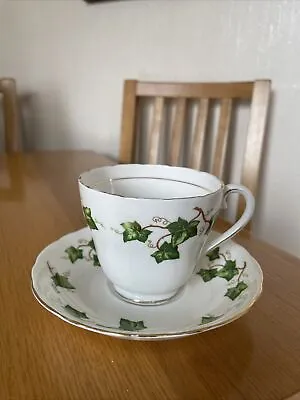 Buy Vintage Colclough Tea Cup & Saucer Bone China  Ivy Pattern Excellent Condition • 4.99£