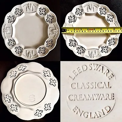 Buy Rare Collector’s (1960s) Unglazed Leedsware Creamware Plate (9”/23cm, 375g) • 250£