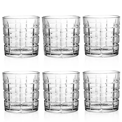 Buy 6pc Queensway Cut Whiskey Tumblers Glasses Gift Boxed Set Wedding Xmas 3 Designs • 8.99£