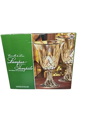 Buy Hurricane Candle Holders Crystal Glass Tea Light Votives Clear Set 2 St George • 14.25£