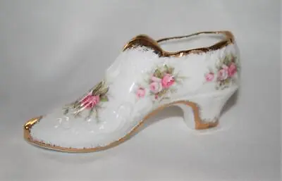 Buy Paragon England Victoriana Rose Fine Bone China Shoe Slipper #2589 • 18.93£