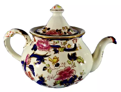 Buy Mason's Vintage Ironstone Blue Mandalay Pattern Teapot Approx 2pt • 115£
