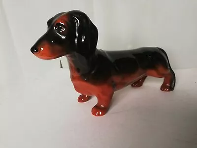 Buy Beswick Dachshund Dog Figurine Black Tan 21.5 Cm Long Sausage Dog • 28£