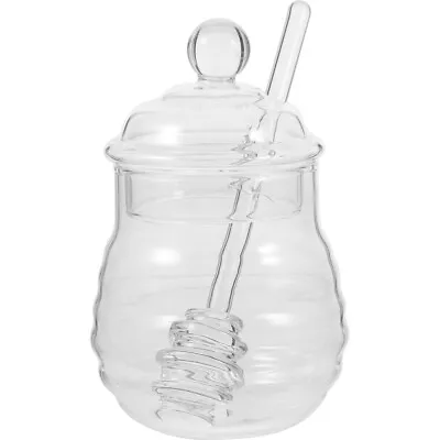 Buy 250ml Crystal Honey Jar Set With Dipper For Your Sweet Tooth • 13.65£